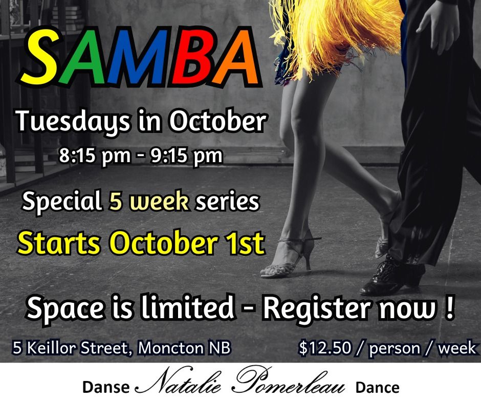 SAMBA - SPECIAL SERIES - WEEK 3 of 5