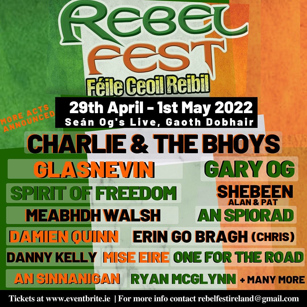 Rebel Fest Donegal 2021, Sean Ogs Live Gaoth Dobhair, Letterkenny, 30