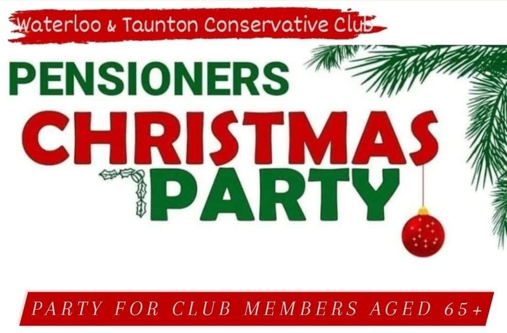 Pensioners Christmas Party - Club Members aged 65+