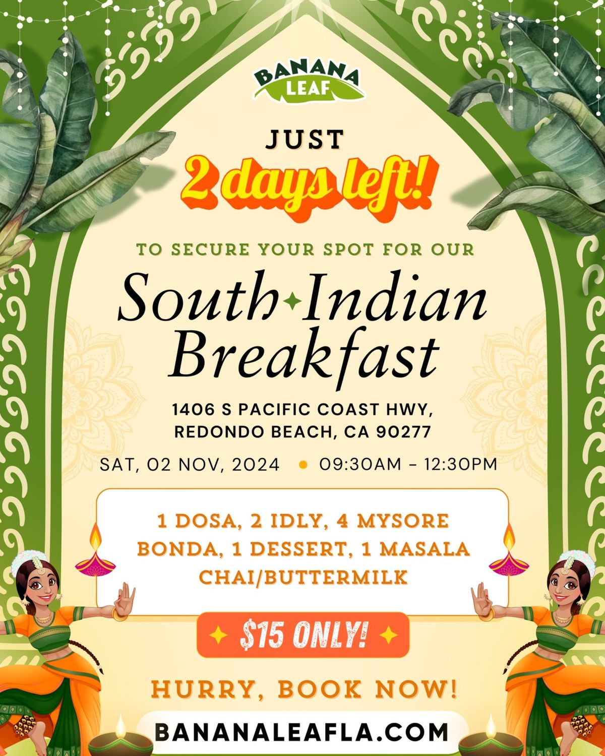 Authentic South Indian Breakfast