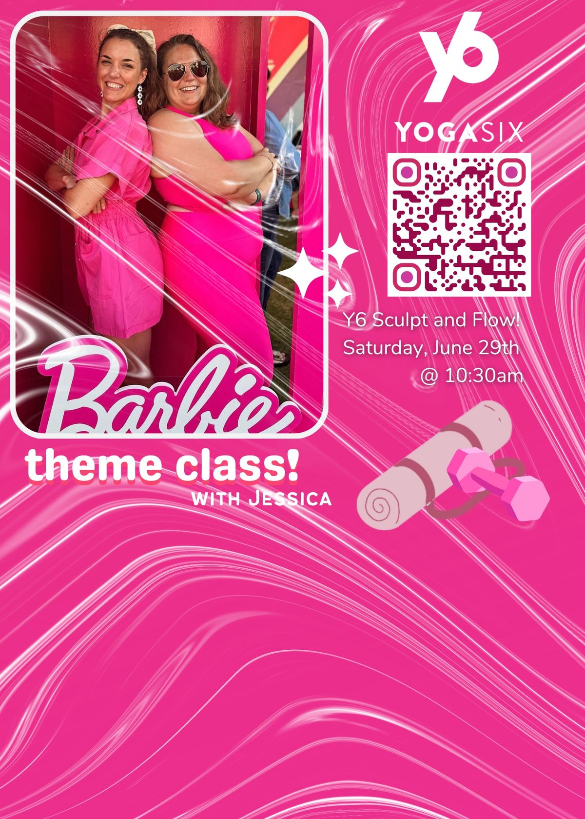 Free Barbie Themed Yoga Class