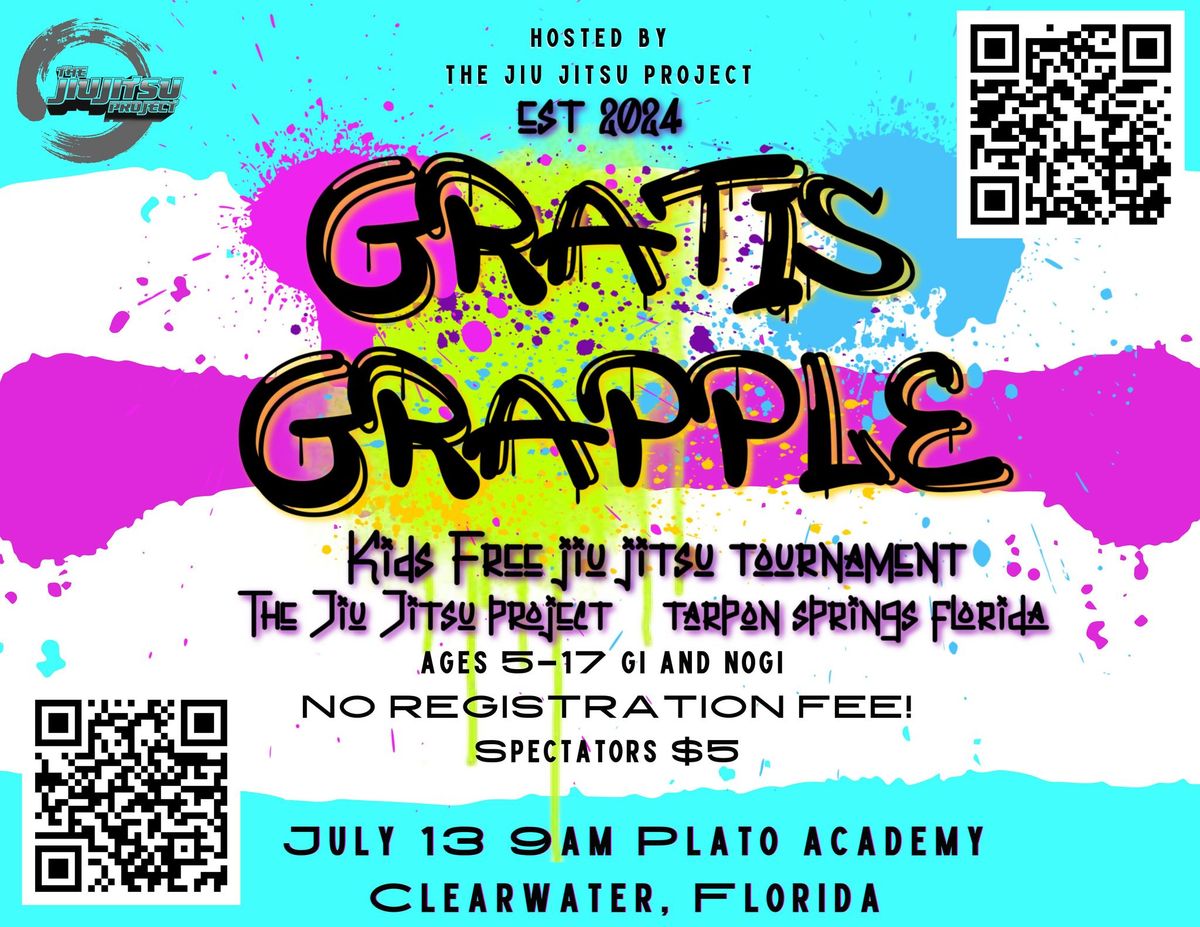 The Gratis Grapple, Kids FREE Jiu Jitsu Tournament
