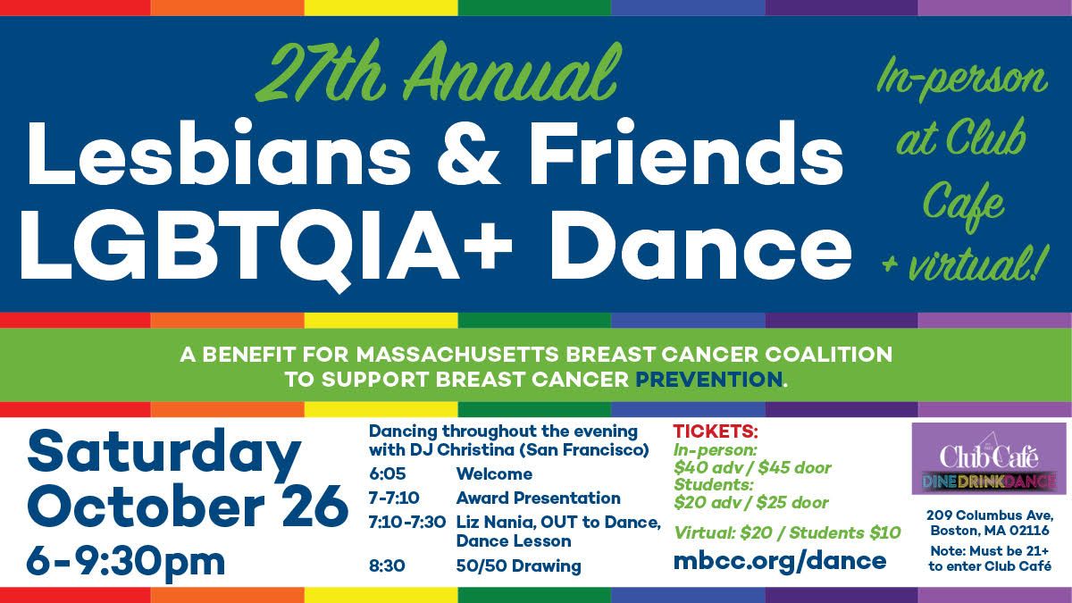 27th Annual Lesbians & Friends LGBTQIA+ Dance