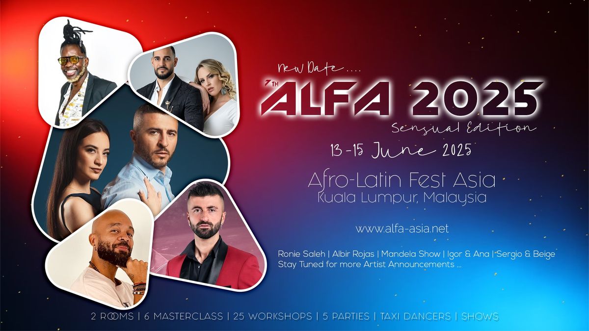 ALFA 2025 : Afro-Latin Fest Asia (7th Sensual Ed)