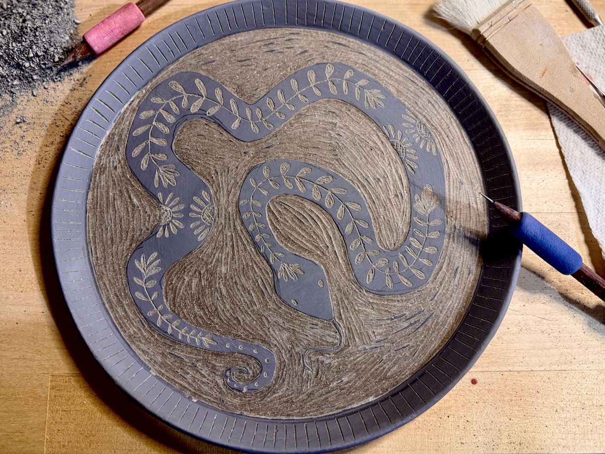 Sgraffito Plate Workshop 