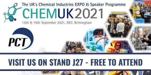 PCT will be at ChemUK 2021