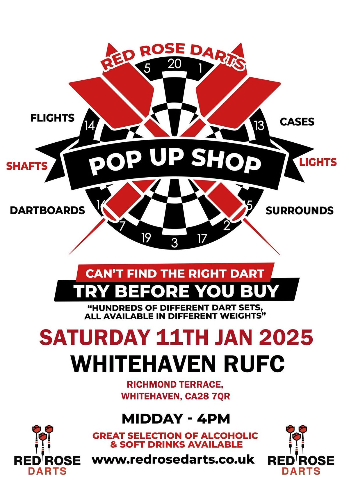 Darts Pop-up Shop (Whitehaven)