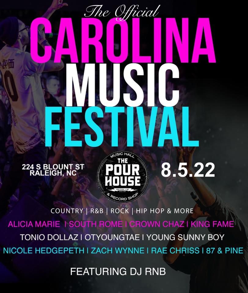 Carolina Music Festival, 224 S Blount St,Raleigh,27601,US, 5 August to