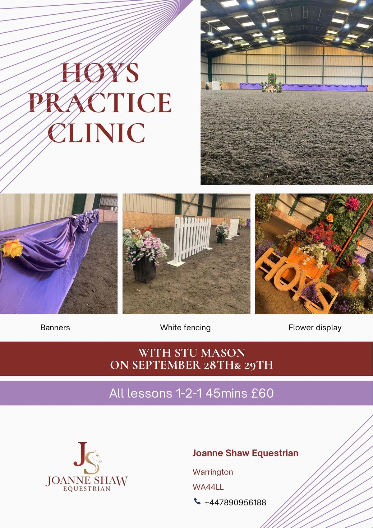 Pre HOYS Showing Clinic 