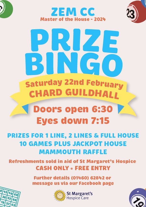 Annual Prize Bingo