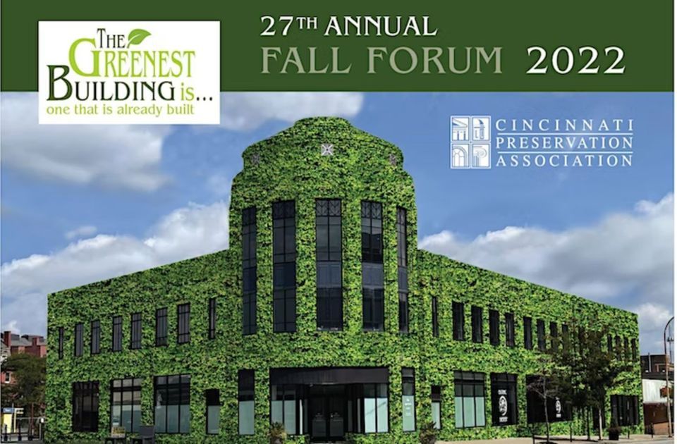 CPA Fall Forum 2022 The Greenest Building is the one that is already