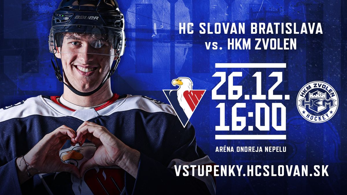 HC SLOVAN Bratislava vs HKM Zvolen \/ Tipos extraliga