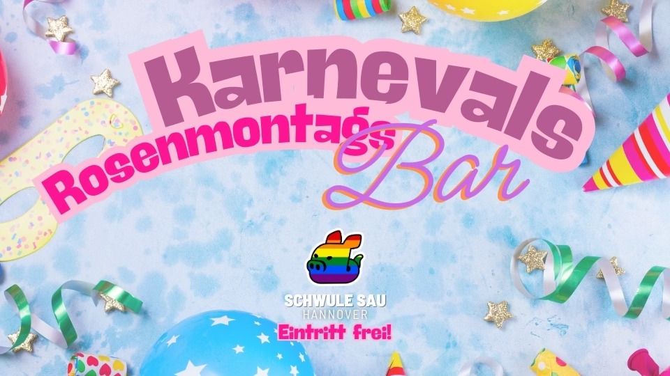 Karneval: Rosenmontags-Bar