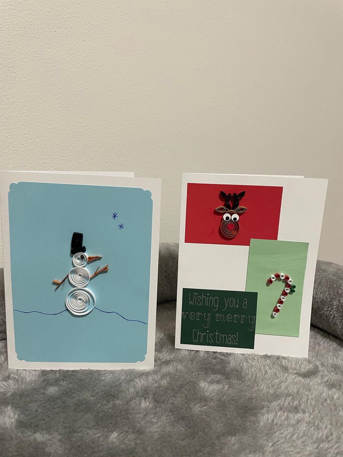 Paper Quilled Holiday Cards