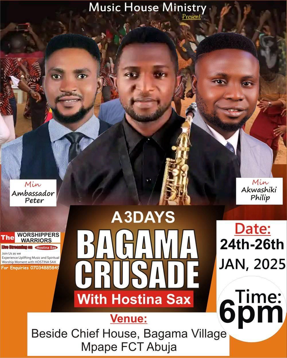 BAGAMA\/MPAPE CRUSADE with Hostina sax