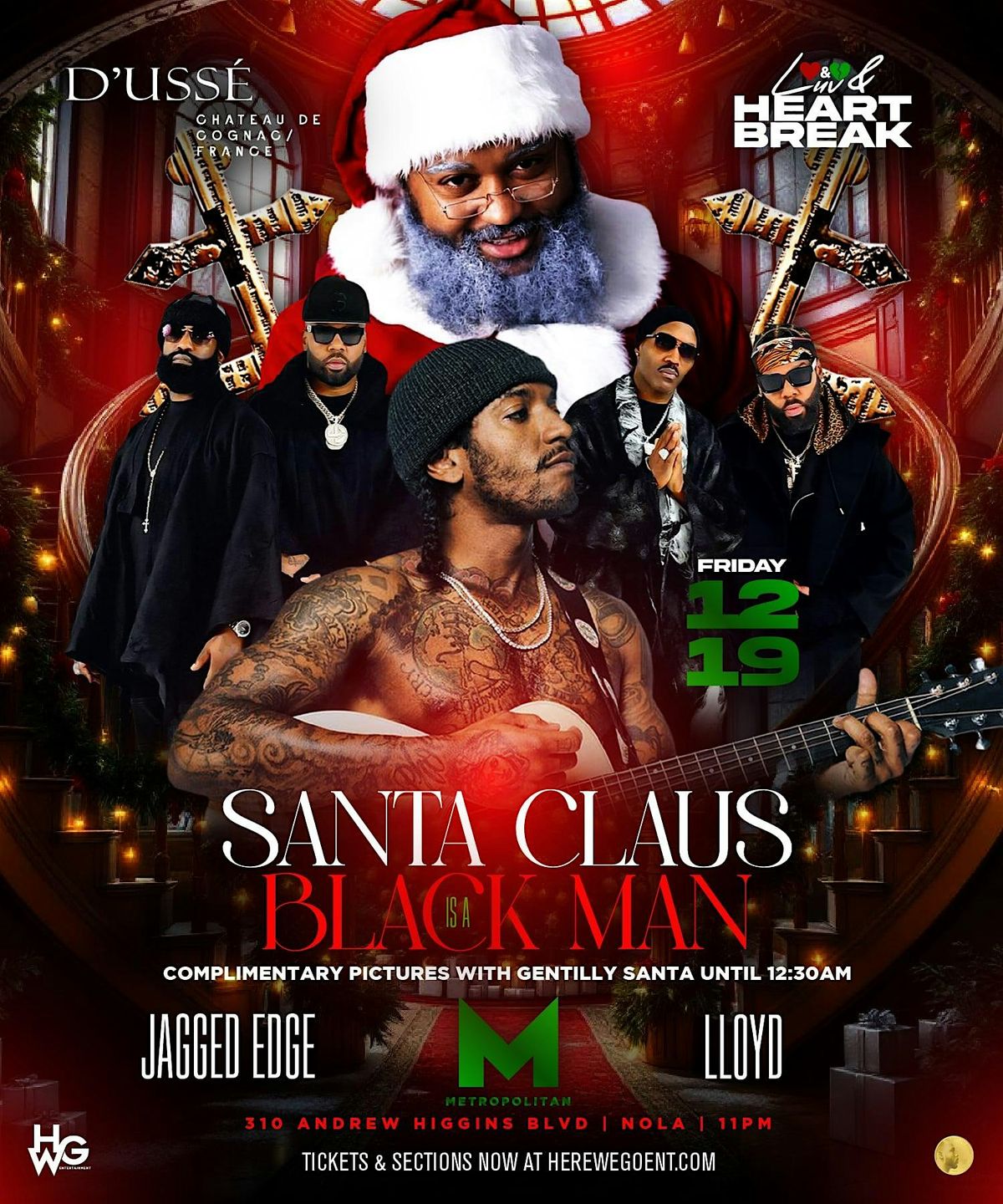 LUVANDHEARTBREAK SANTA CLAUS IS A BLACK MAN FEAT. JAGGED EDGE & LLOYD