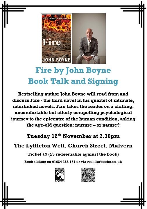 John Boyne - Fire - Book Talk and Signing