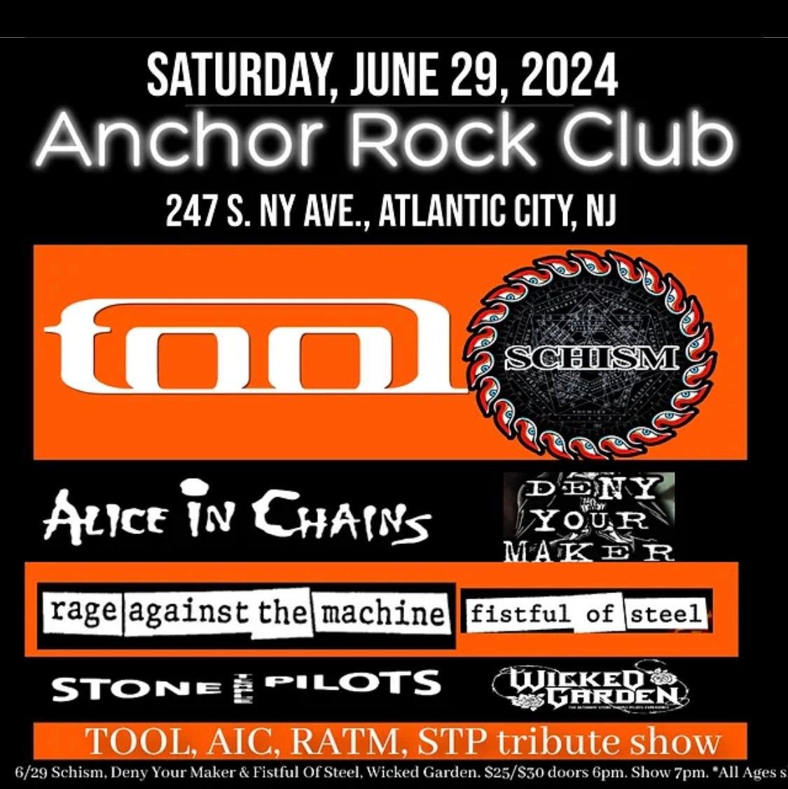 Deny Your Maker Live at the Anchor Rock Club Atlantic City NJ