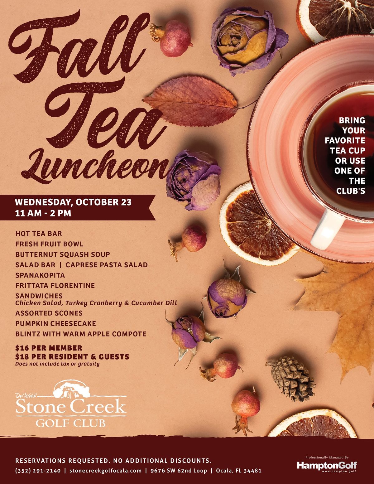 Fall Tea Luncheon