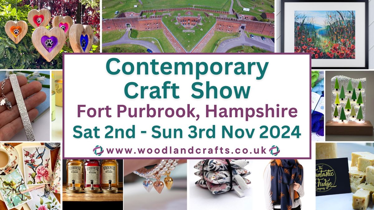 Contemporary Christmas Craft Show - 2nd & 3rd November 2024 - Fort Purbrook 