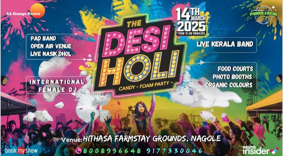 The Desi Holi- candy-foam party