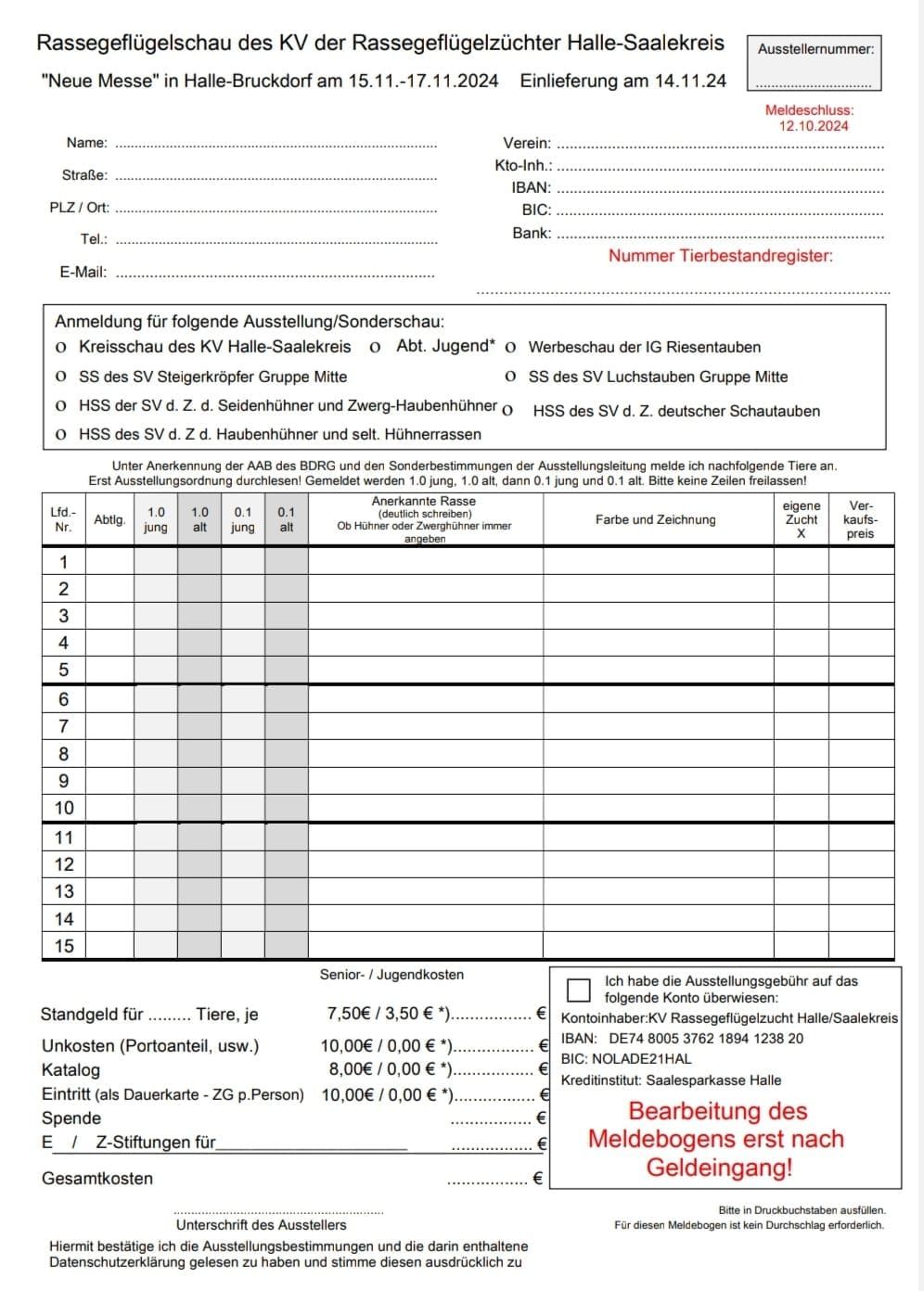 Rassegefl\u00fcgelschau d.KV Halle-Saalekreis