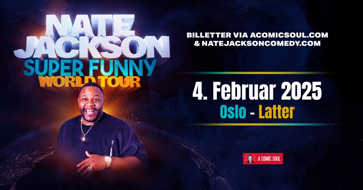 Nate Jackson: Super Funny World Tour in Oslo