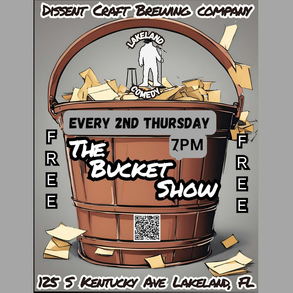 The Bucket Show! (Stand-up based on audience suggestions)