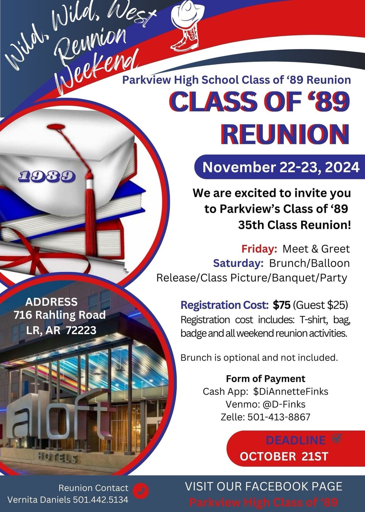 Parkview Class of 89 35th Class Reunion 