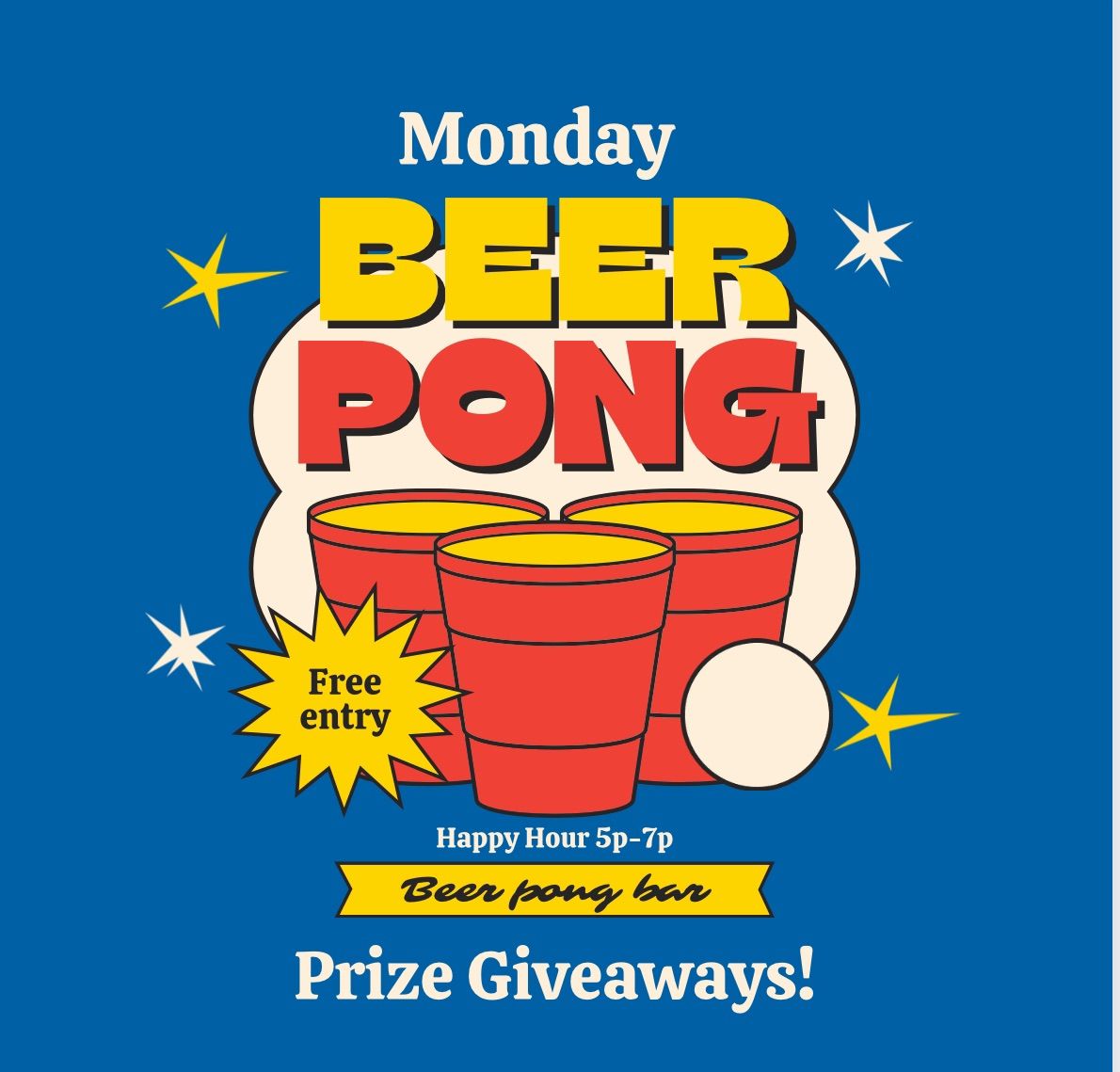 Beer Pong Monday