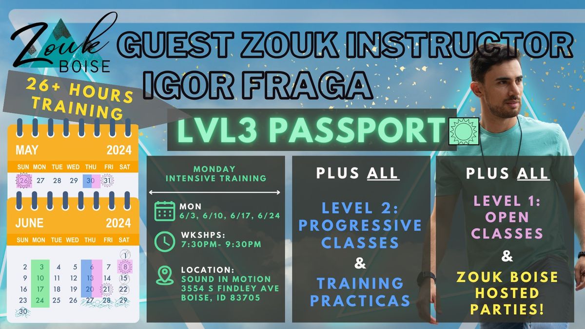 Zouk Boise Level 3 with Igor Fraga