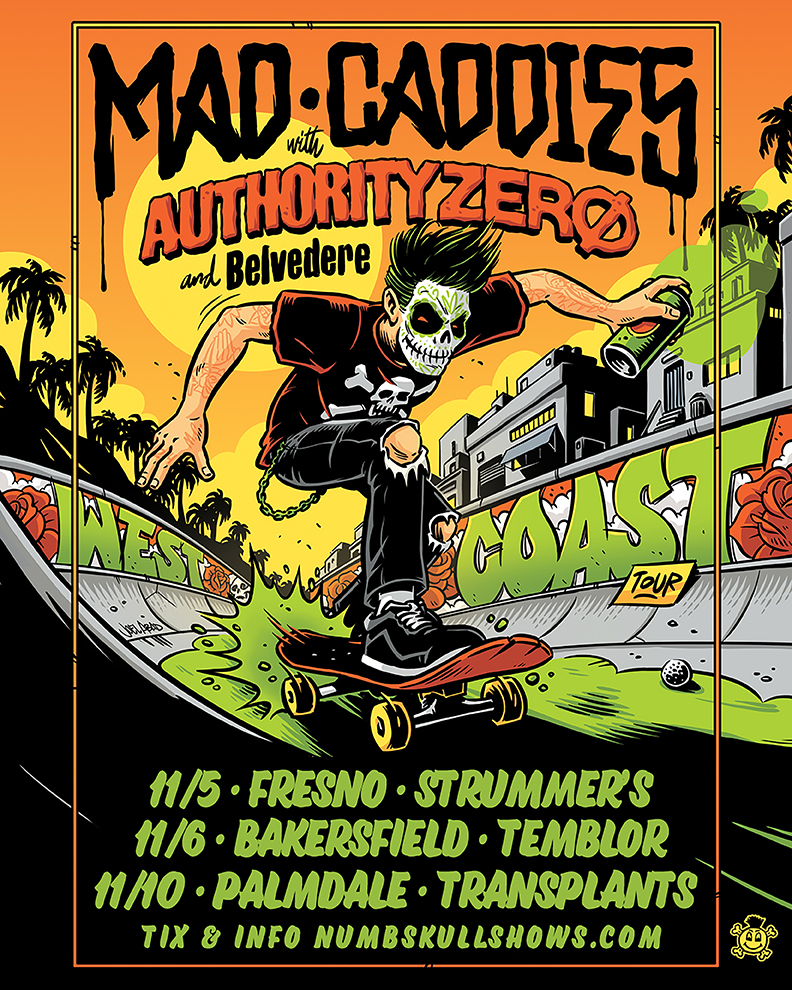 MAD CADDIES, AUTHORITY ZERO with special guest Belvedere