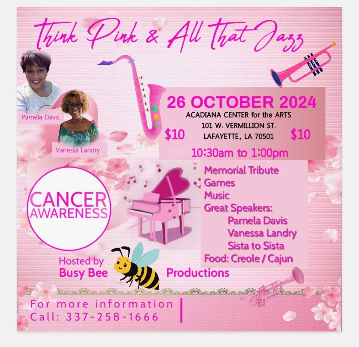 Think Pink & All That Jazz Brunch