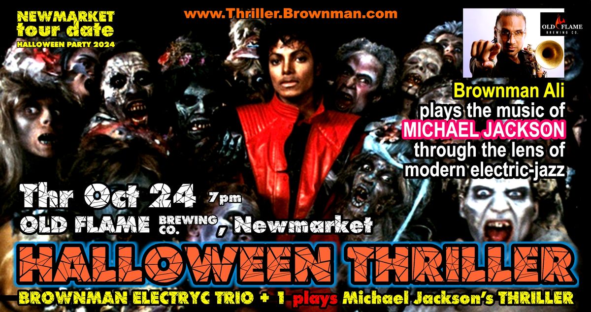 Halloween Thriller (Newmarket) - MJ as electric-jazz, 7pm, $20 adv