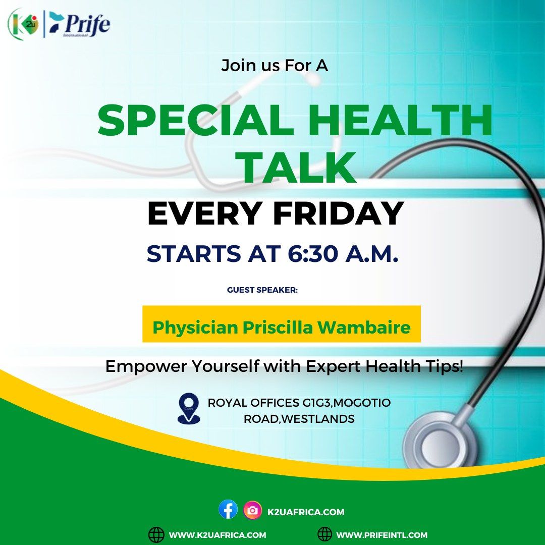 SPECIAL HEALTH TALK