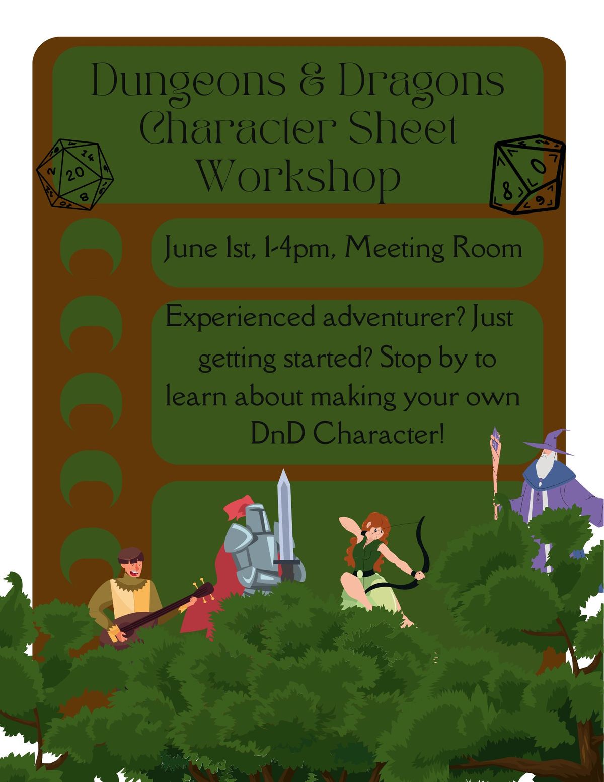 Dungeons and Dragons Character Sheet Workshop