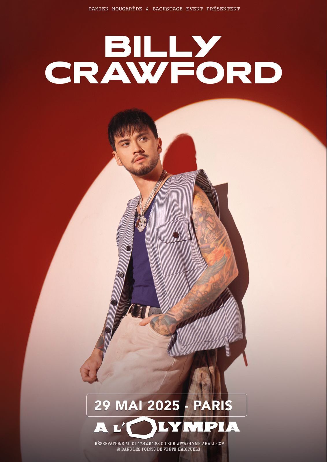 BILLY CRAWFORD - See you at the Olympia !