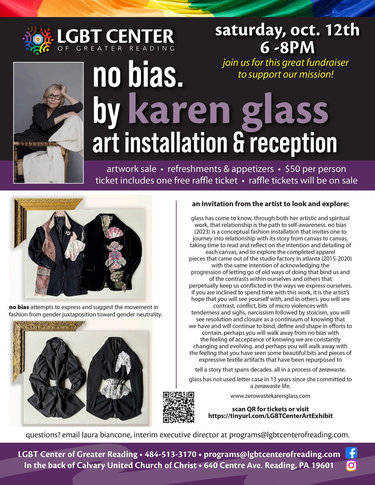 No Bias, art installation and fundraiser