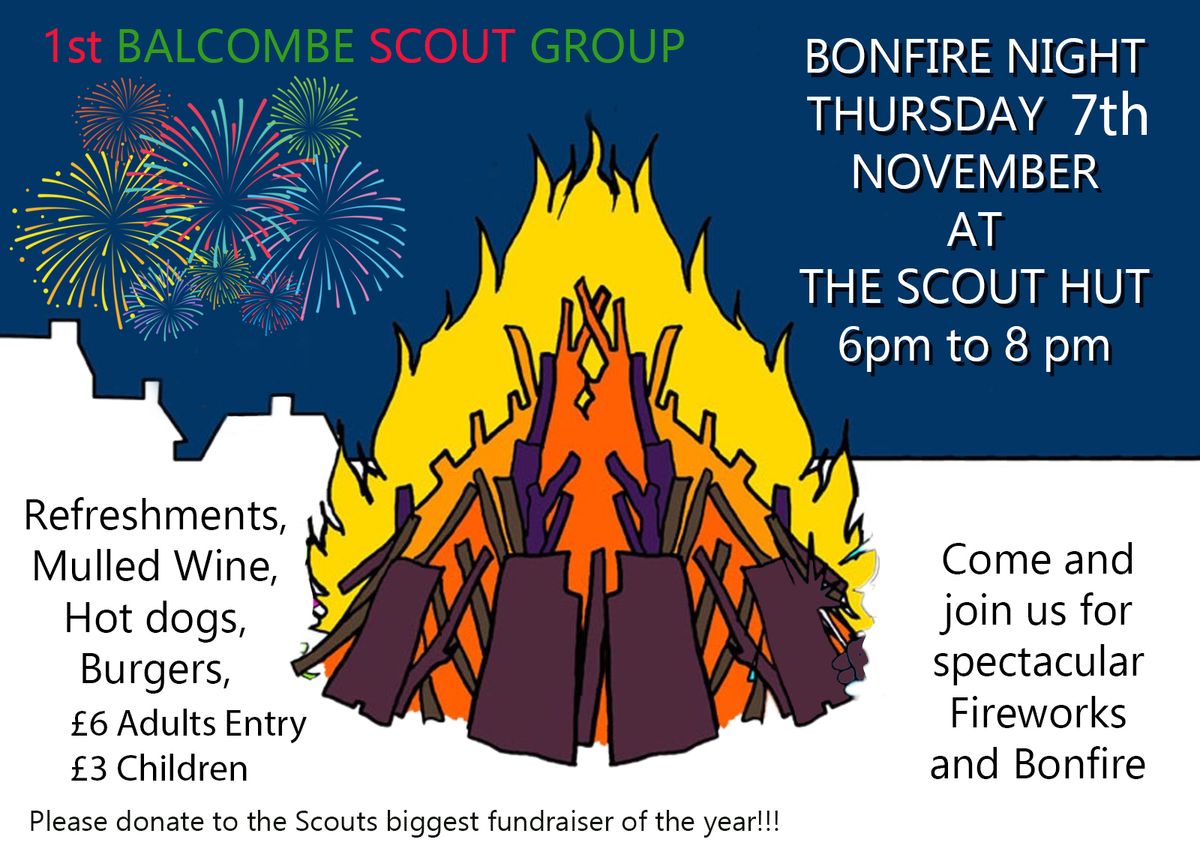 1st Balcombe Scouts Bonfire and Fireworks