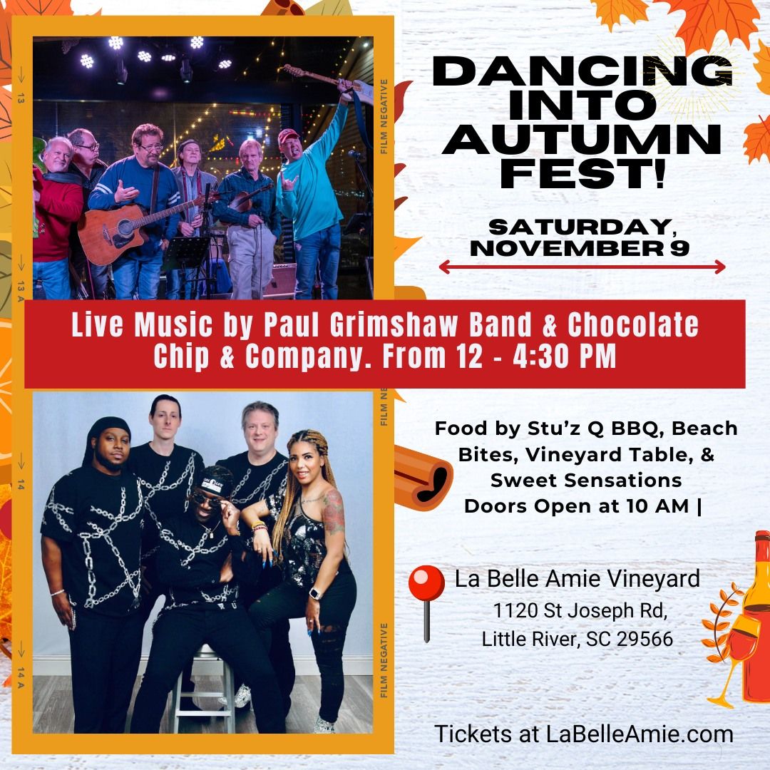 Dancing Into Autumn - Live Music & Wine at La Belle Amie Vineyard