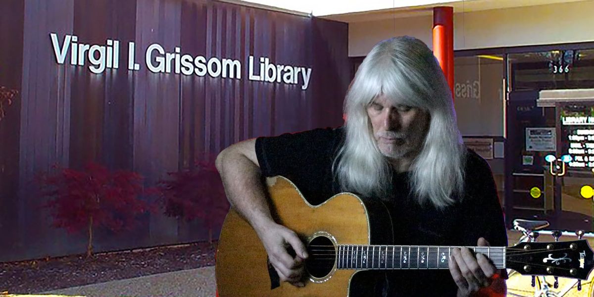 Karl Werne at Grissom Library