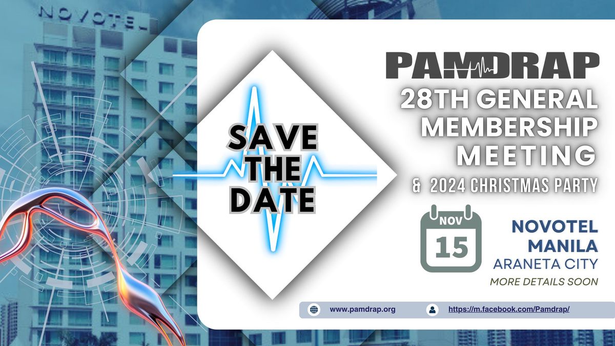 PAMDRAP's 28th General Membership Meeting and 2024 Christmas Party