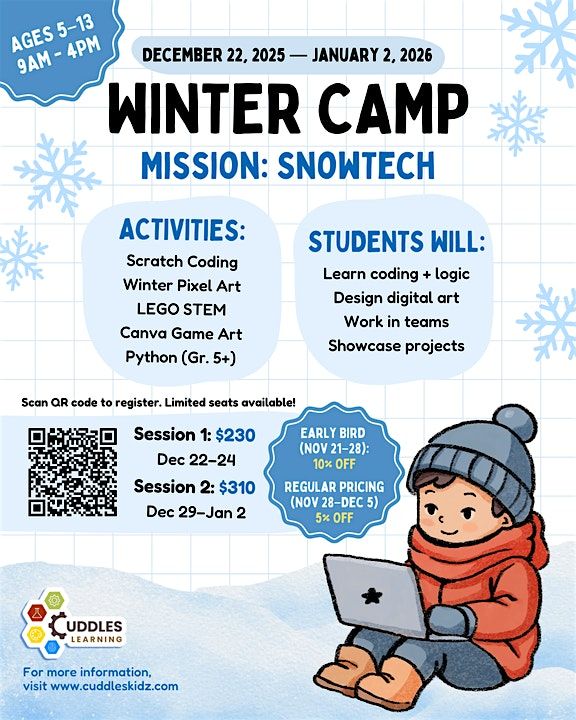 \u2744\ufe0f Winter Camp: Mission SnowTech