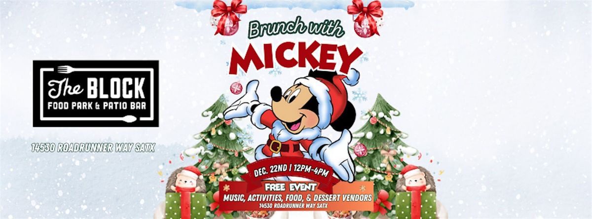 Mickey's Brunch & Photos! FREE Family Friendly Event!