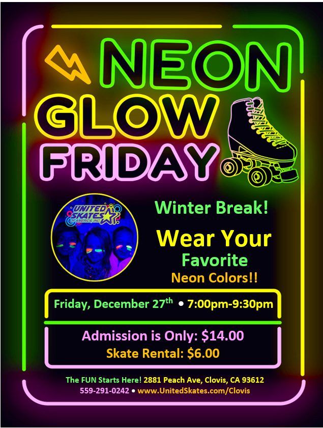 Neon Friday Skate 