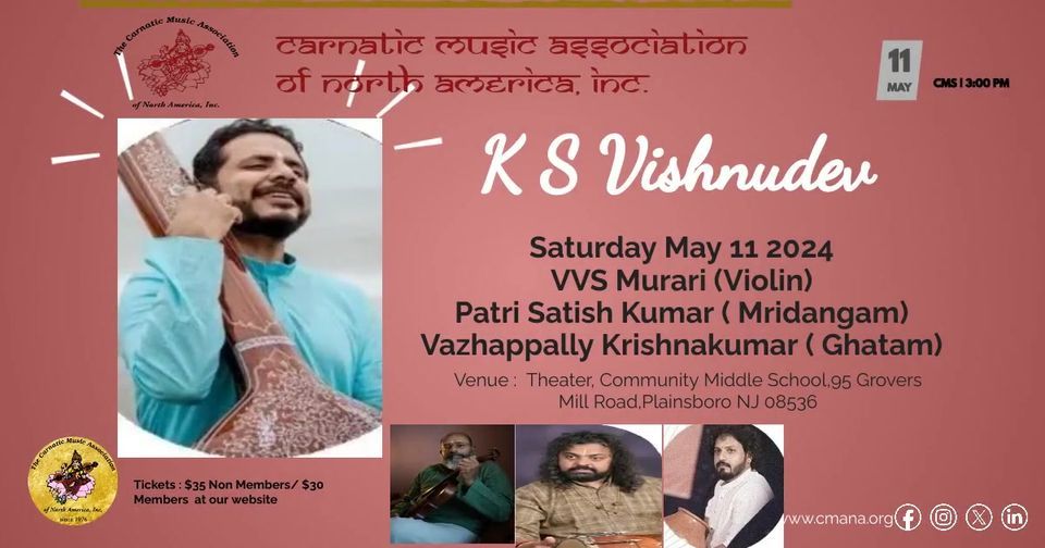 2024 K S Vishnudev Carnatic Vocal Concert