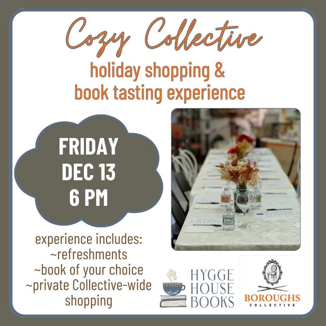 Cozy Collective Shopping & Book Tasting Experience