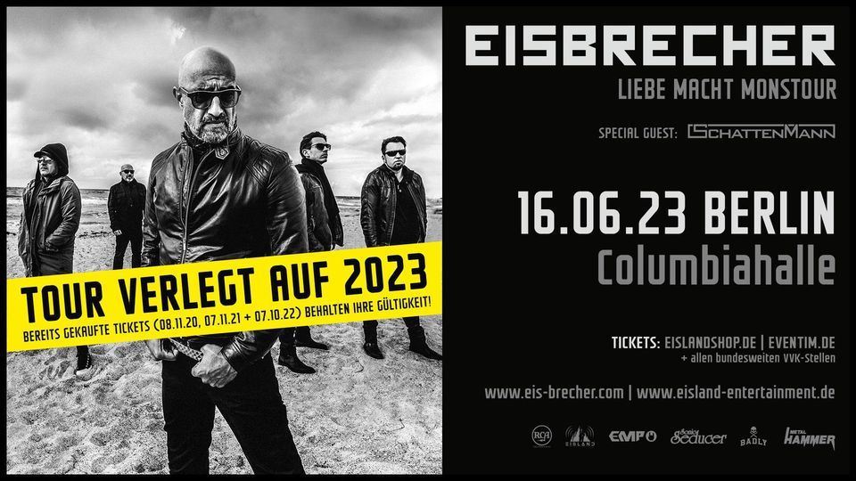 Eisbrecher - Tour 2023 Berlin | Columbiahalle