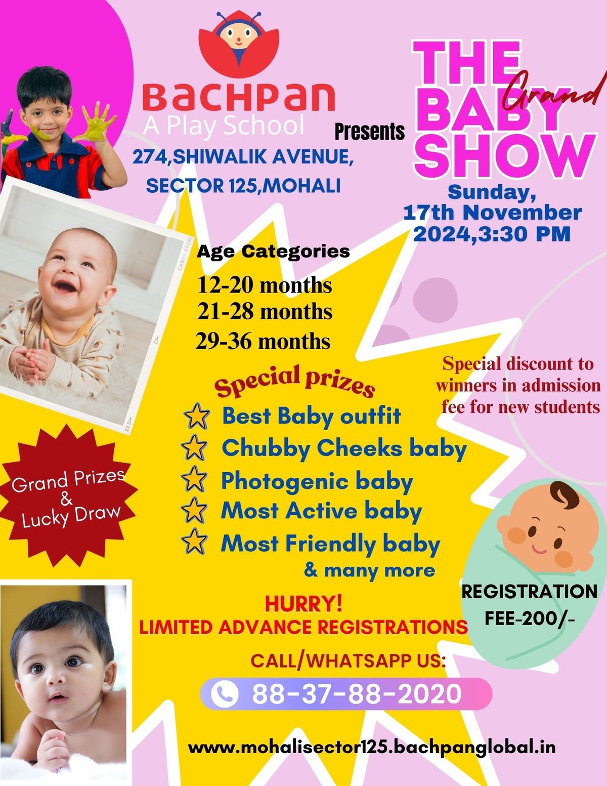 Grand Baby Show at Bachpan Play School