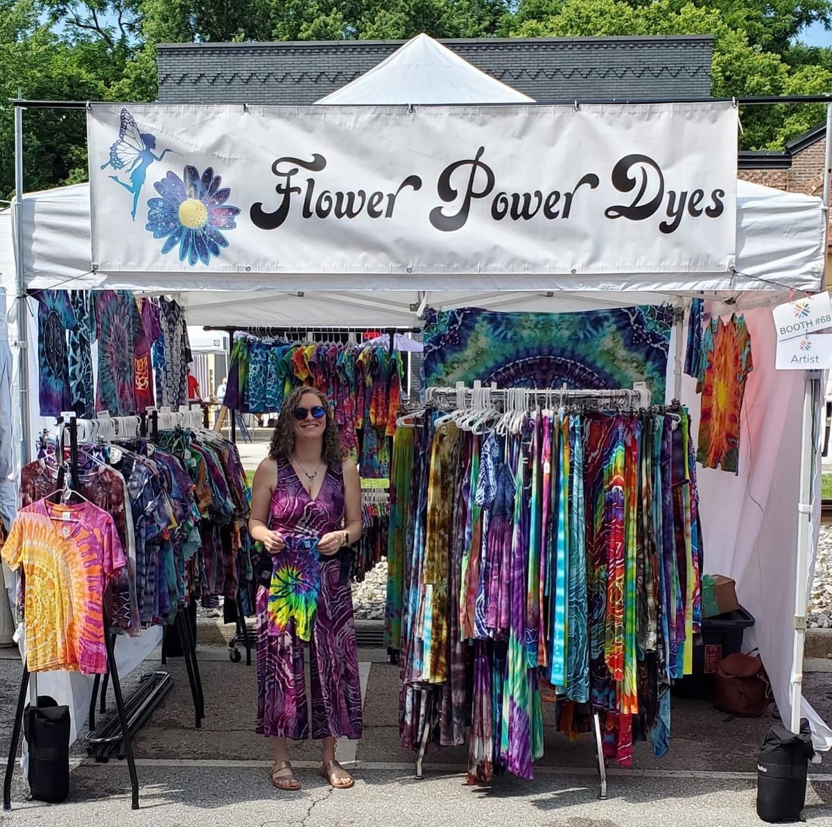 Flower Power Dyes at The Berea Craft Festival 